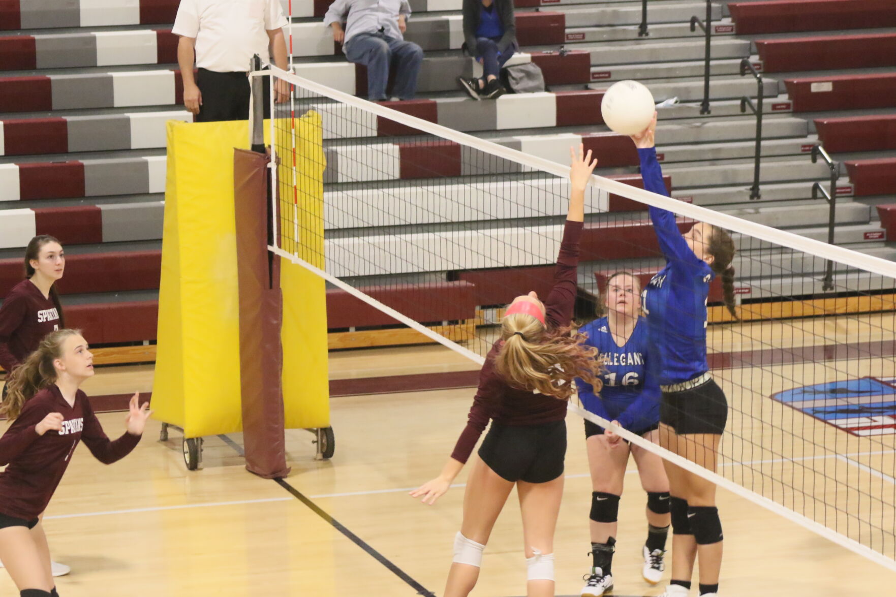 Allegany and Bishop Walsh volleyball teams square off